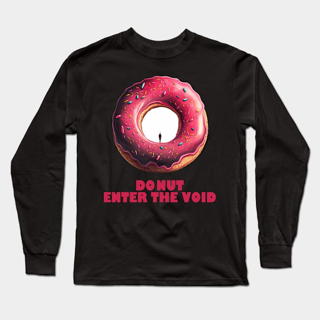 Donut Enter The Void! Long Sleeve T-Shirt by koalafish